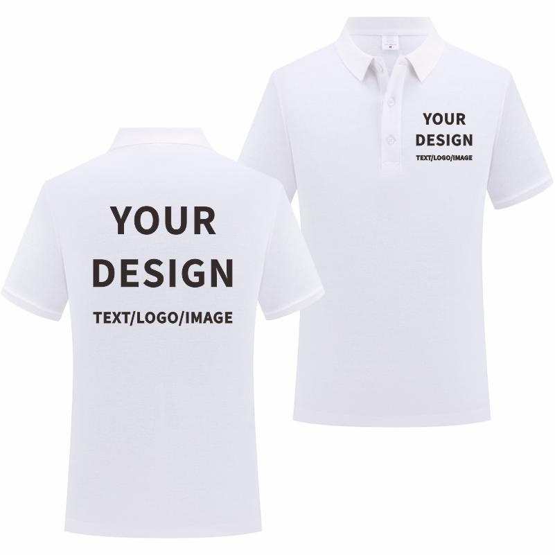 Polo Shirt Pique - Polo de negócios de verão logotipo