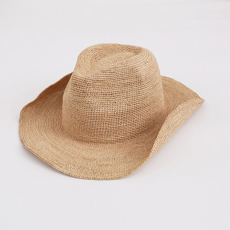 Bucket Hat Straw - Chapéu de palha de Raffia natural