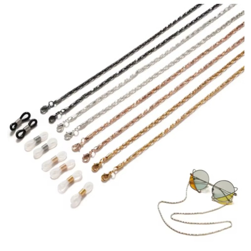 Sunglass Retainer Cord - Correntes de Óculos Antiderrapantes de Moda,