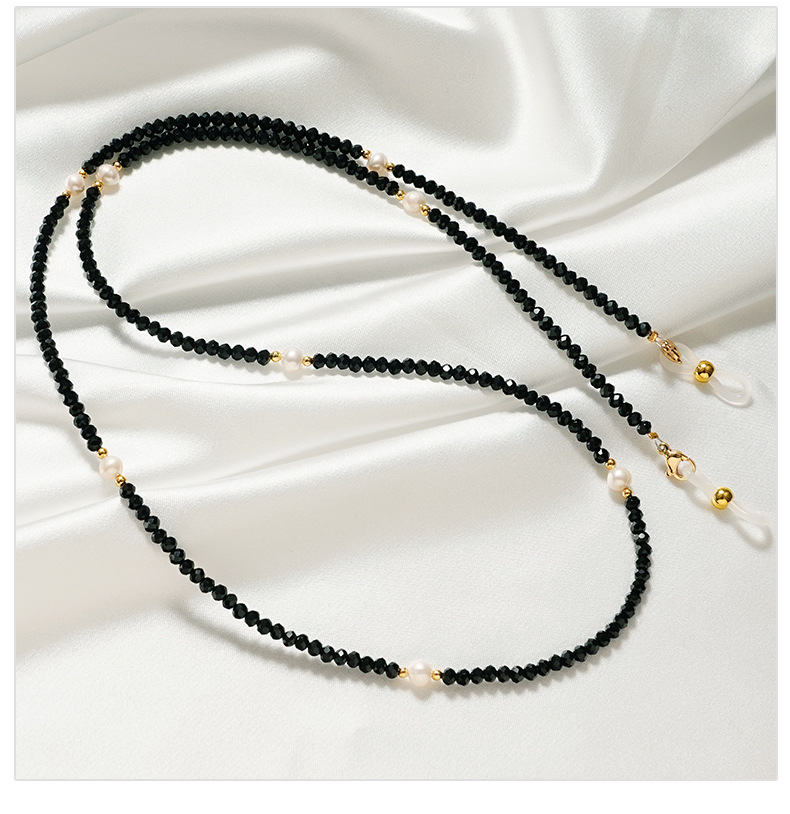 Sunglass Retainer Cord - Corrente de óculos de cristal pérola