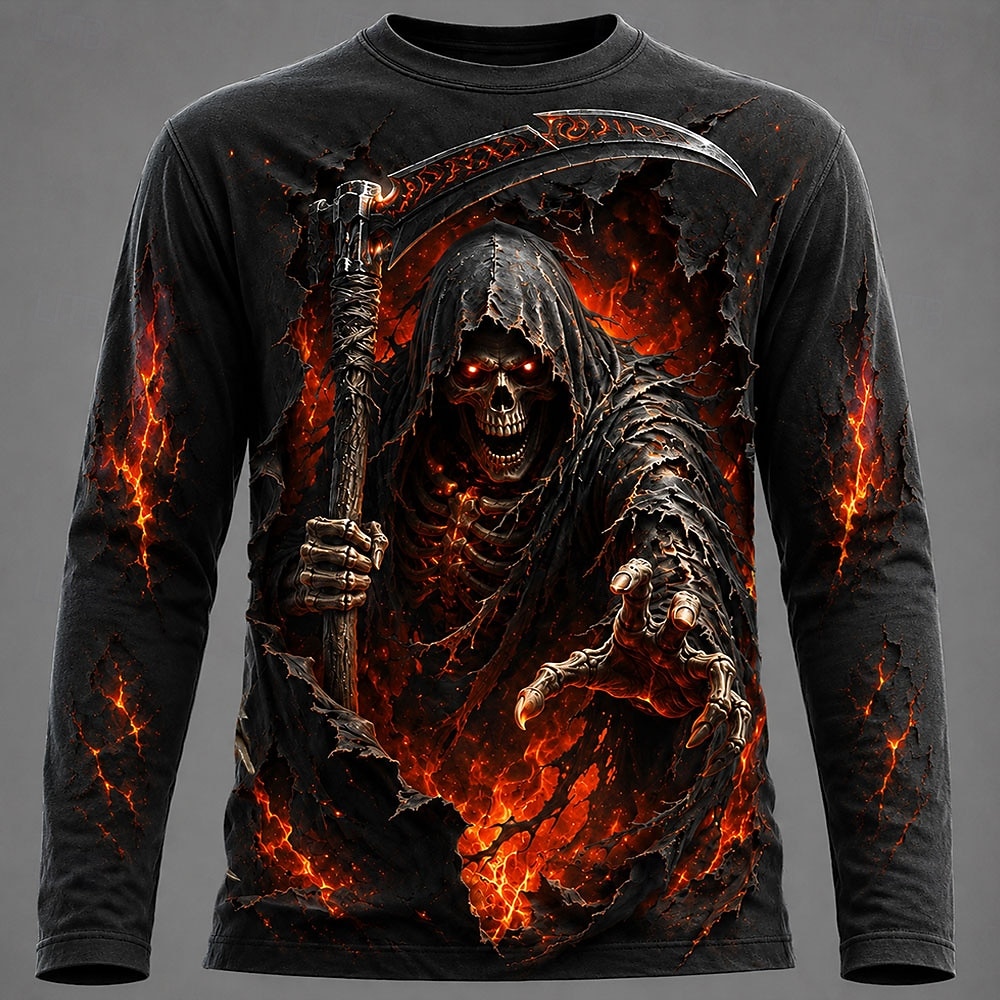 Tee Graphic Print - Camiseta Masculina de Manga Longa com