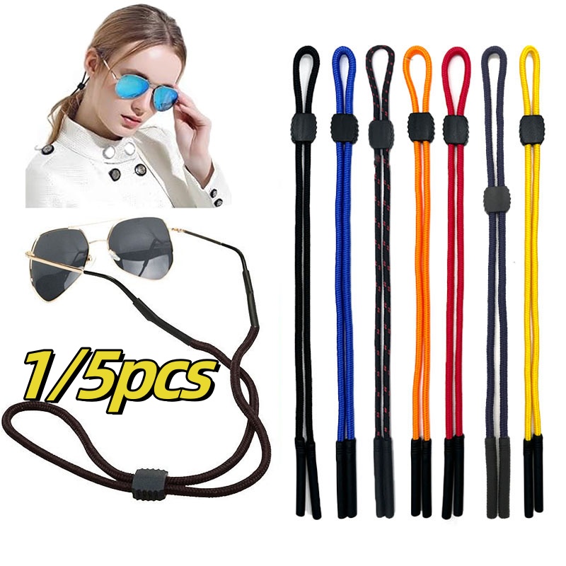 Sunglass Retainer Cord - 1/5 Peças Cordão para Óculos Esportivo,