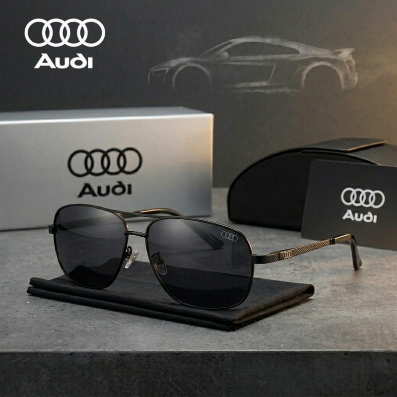 Sunglasses Aviator Polarized - Óculos de Sol AUDI de Luxo