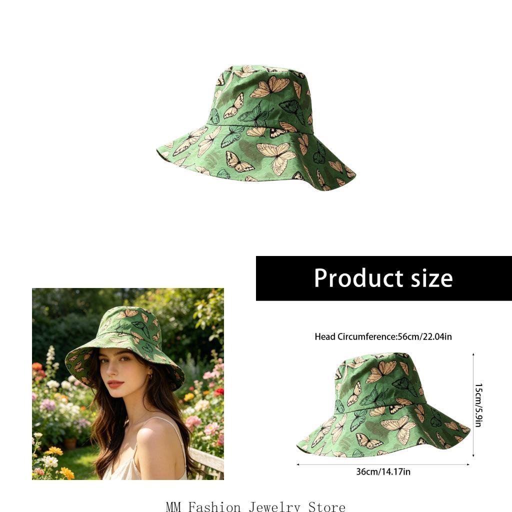 Packable Hat Nylon - Chapéu pescador poliéster macio impresso verde