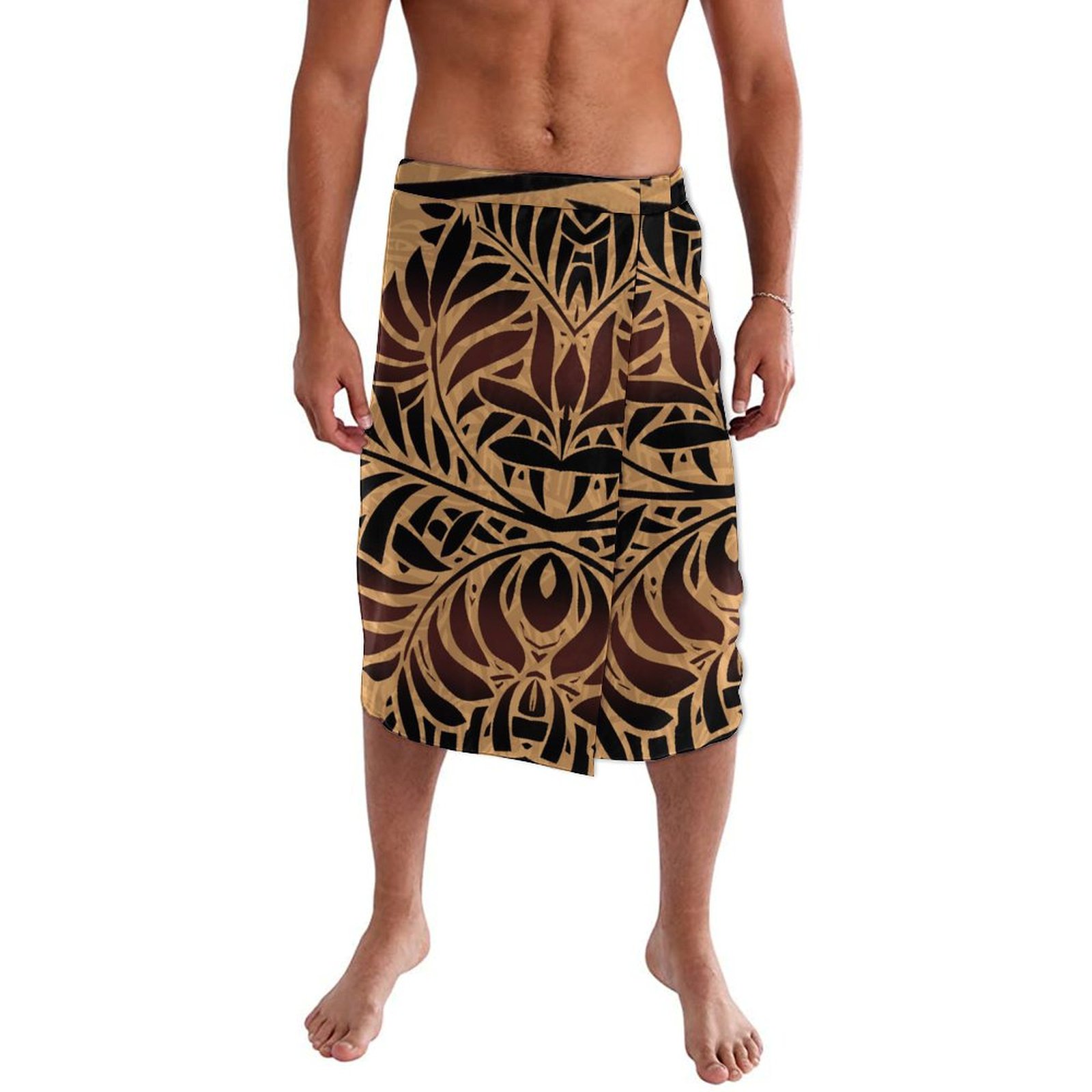 Sarong Men Wrap - Vestido de praia havaiano masculino, avental