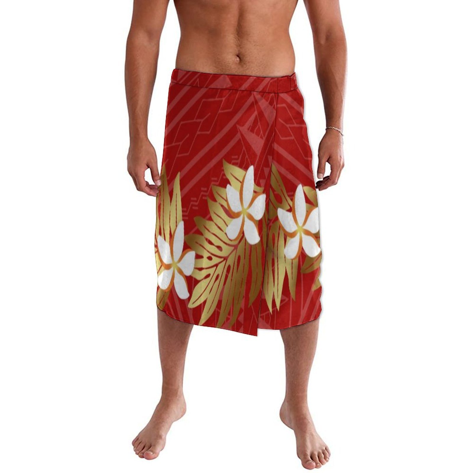 Sarong Men Wrap - Saia Masculina Personalizada de Ilhas Polinésias,