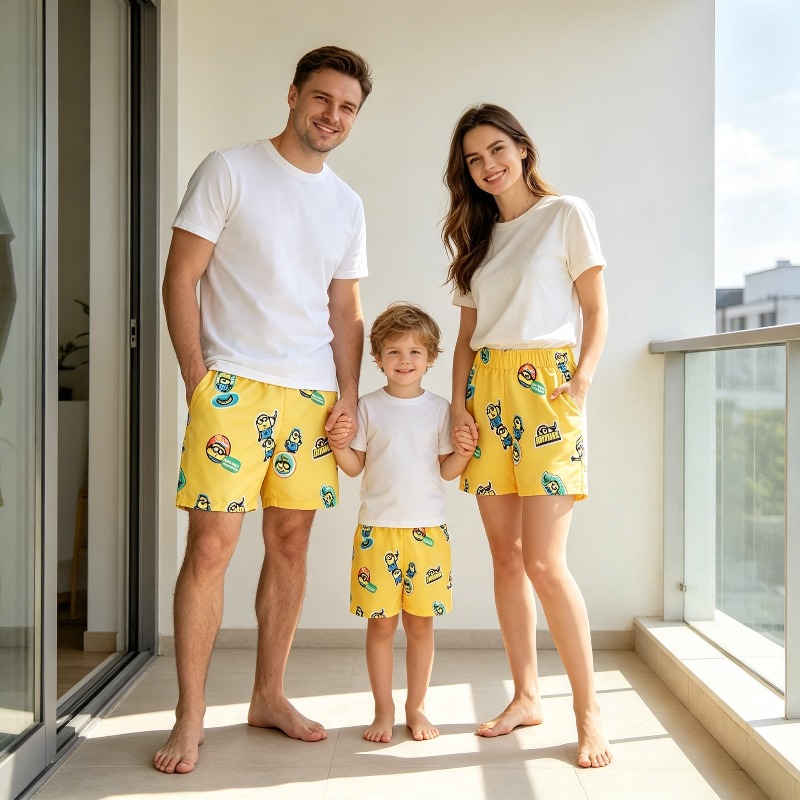 Trunks Board Surf - Shorts de Natação para Meninos com