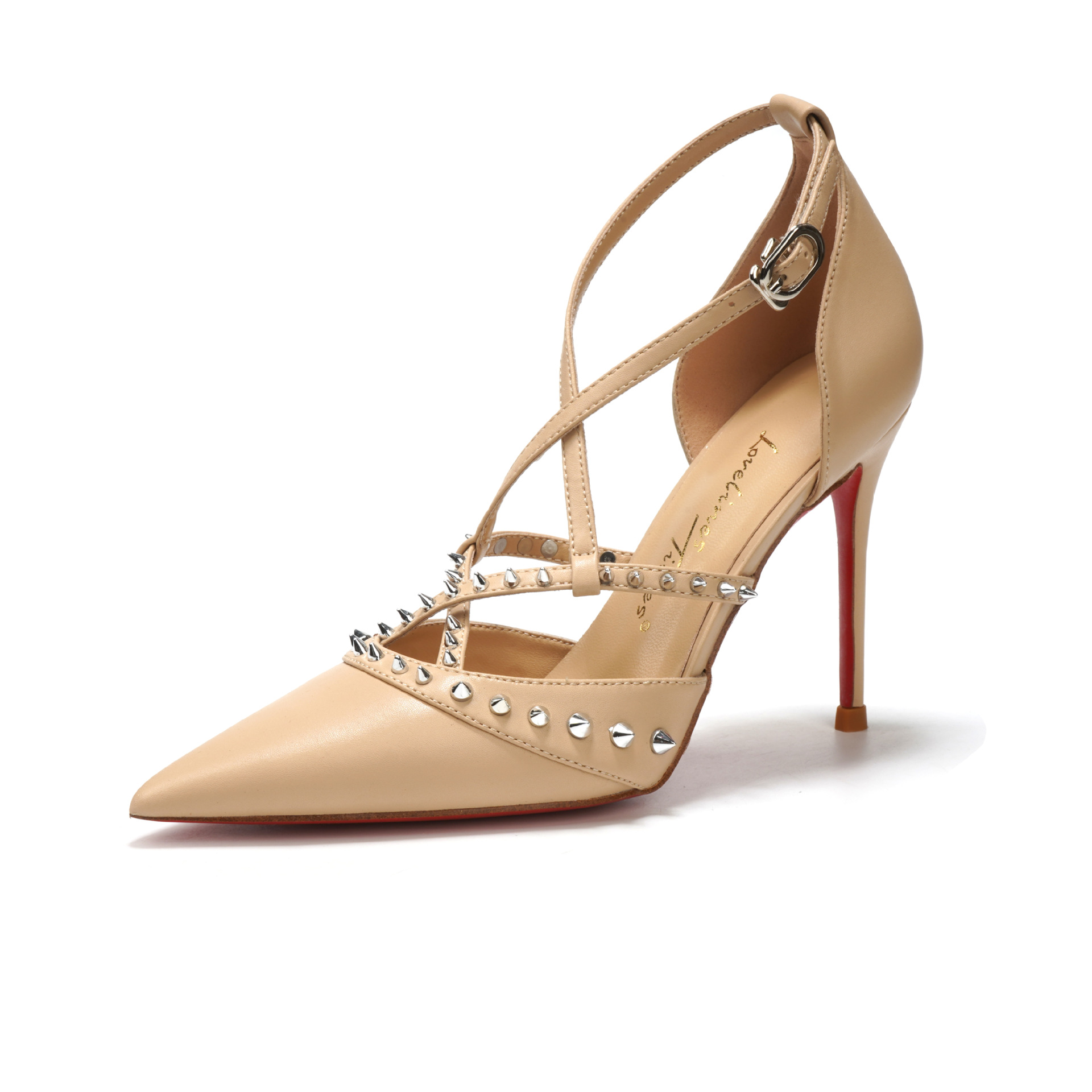 Casual Sandal Leather - Mulher retro sapatos sandálias de salto