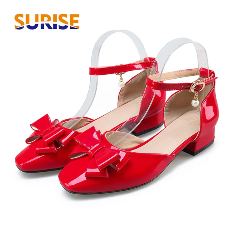 Casual Sandal Leather - Sandálias de Verão Femininas de Tamanho