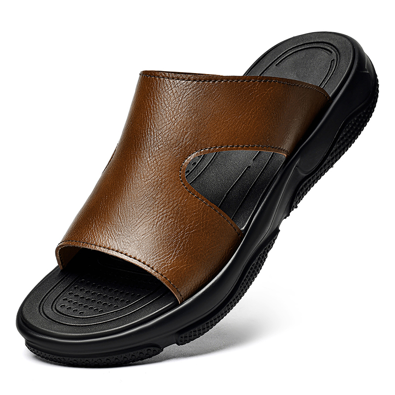 Sandálias masculinas de couro, - Flip Flop Leather Men avaliação e preço