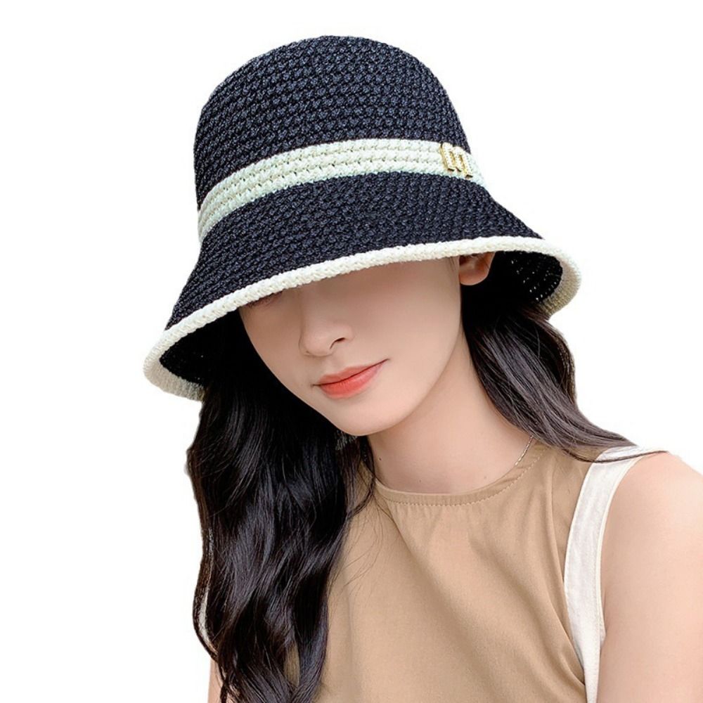 Chapéu de Pescador Elegante e  - Bucket Hat Straw avaliação e preço