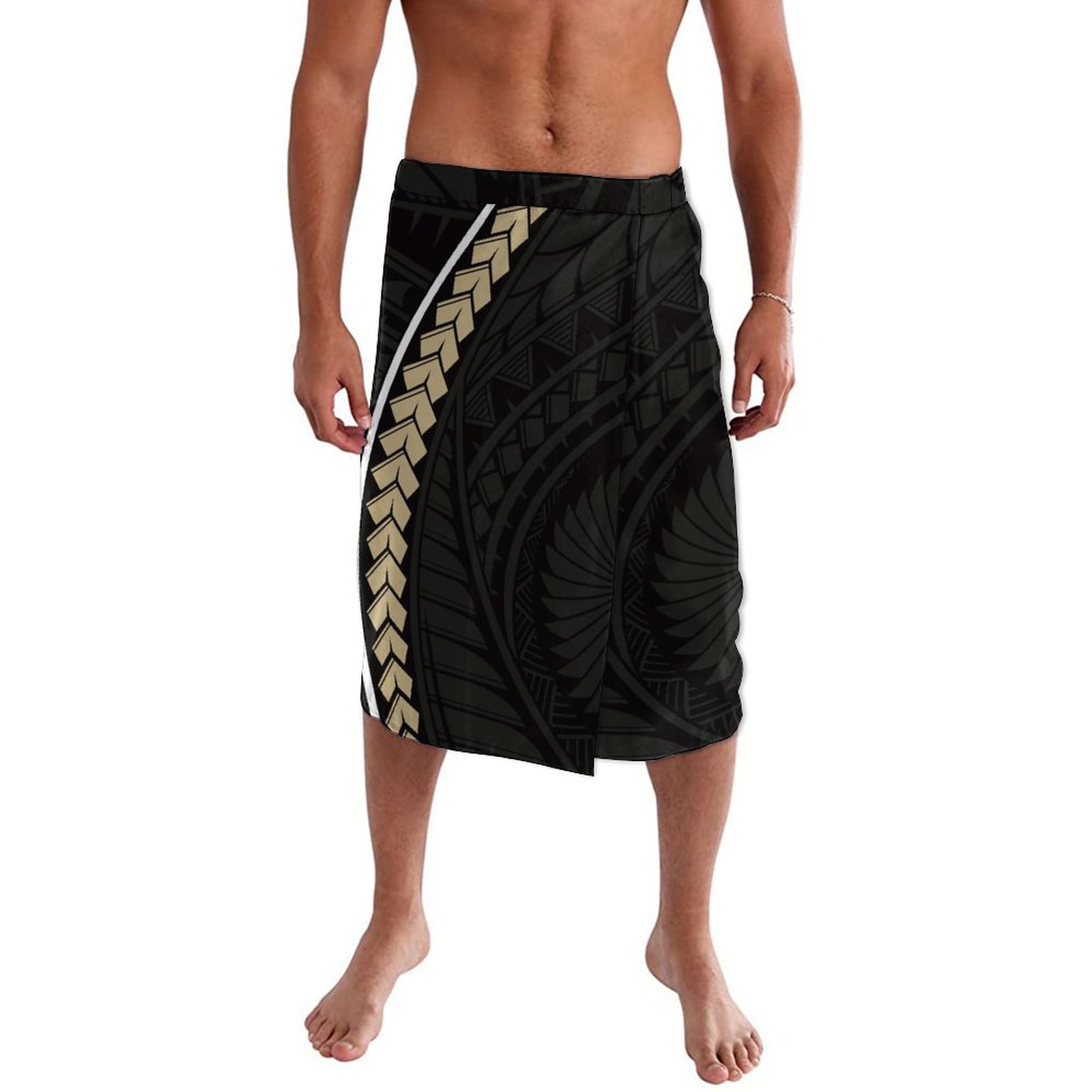 Avental casual com design trib - Sarong Men Wrap avaliação e preço