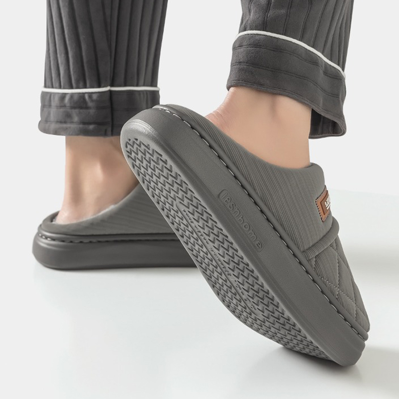 Inverno quente chinelo feminin - Flip Flop Leather Men avaliação e preço