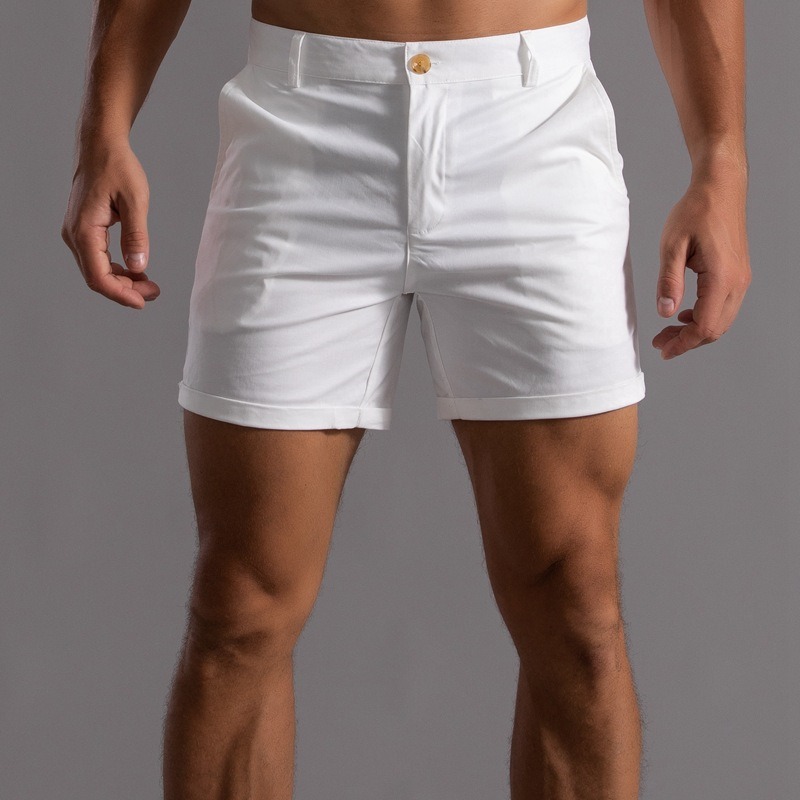 Bermudas Chino Masculinas Slim - Shorts Chino Slim avaliação e preço
