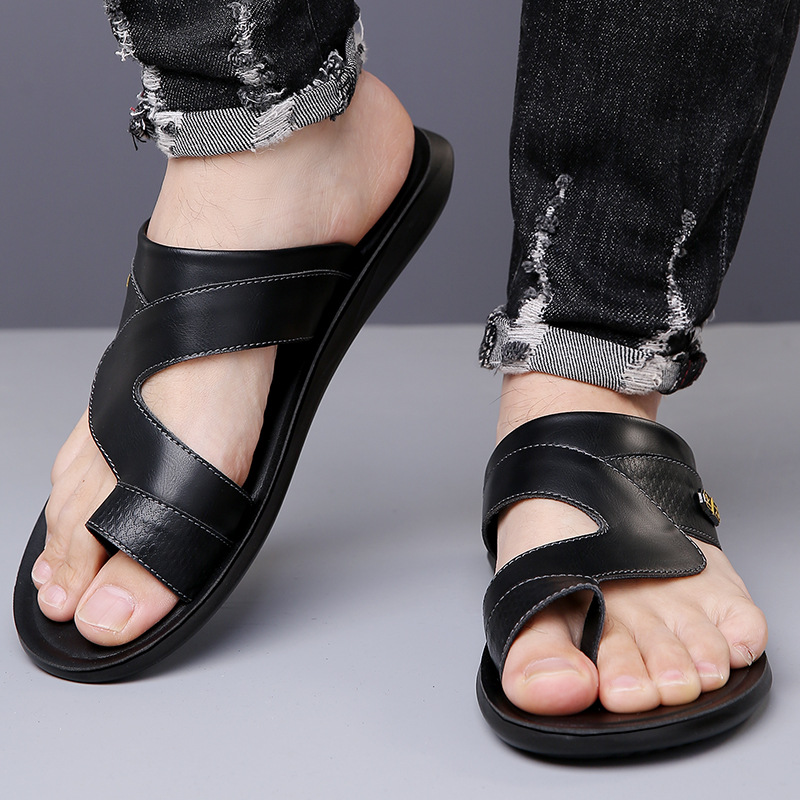 Sandálias Masculinas de Couro  - Flip Flop Leather Men avaliação e preço