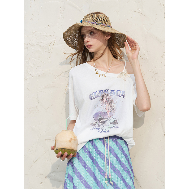 Conjunto feminino ELFSACK com  - Tee Graphic Print avaliação e preço