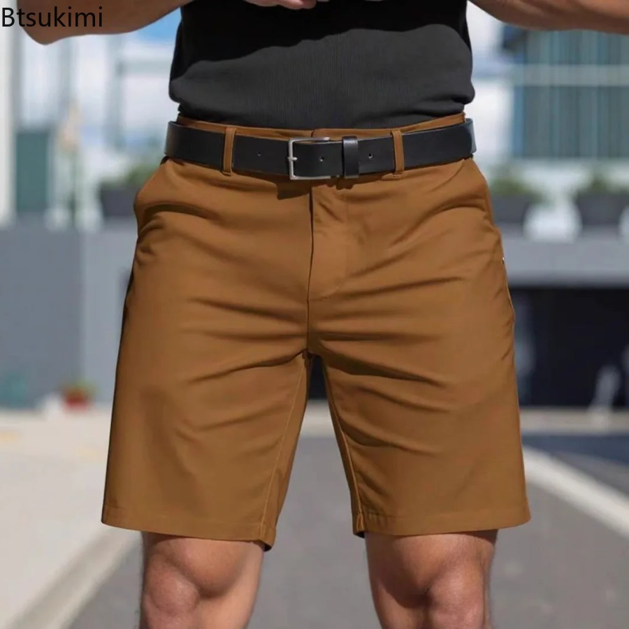 Novos Shorts Masculinos Slim d - Shorts Chino Slim avaliação e preço