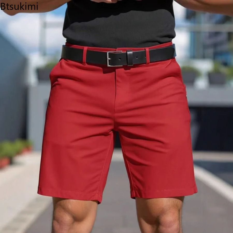 Novos Shorts Masculinos Slim d - Shorts Chino Slim avaliação e preço