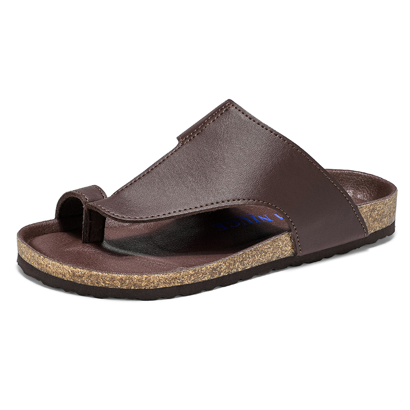 Verão mais tamanho grande 48 4 - Flip Flop Leather Men avaliação e preço