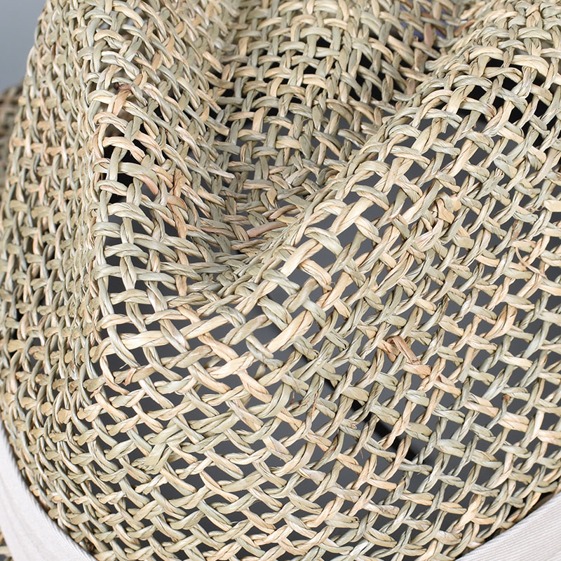 100% grama natural panamá prai - Bucket Hat Straw avaliação e preço