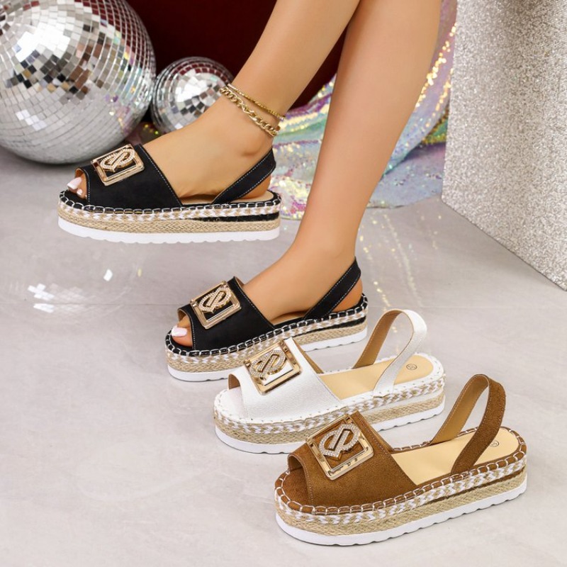 Sandálias Plataforma Femininas - Espadrille Slip On avaliação e preço