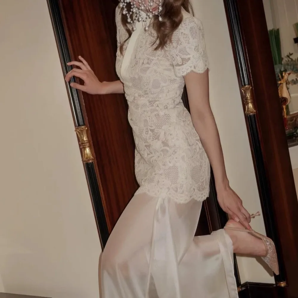 Vestido Vintage de Renda Flora - Resort Shirt Floral avaliação e preço