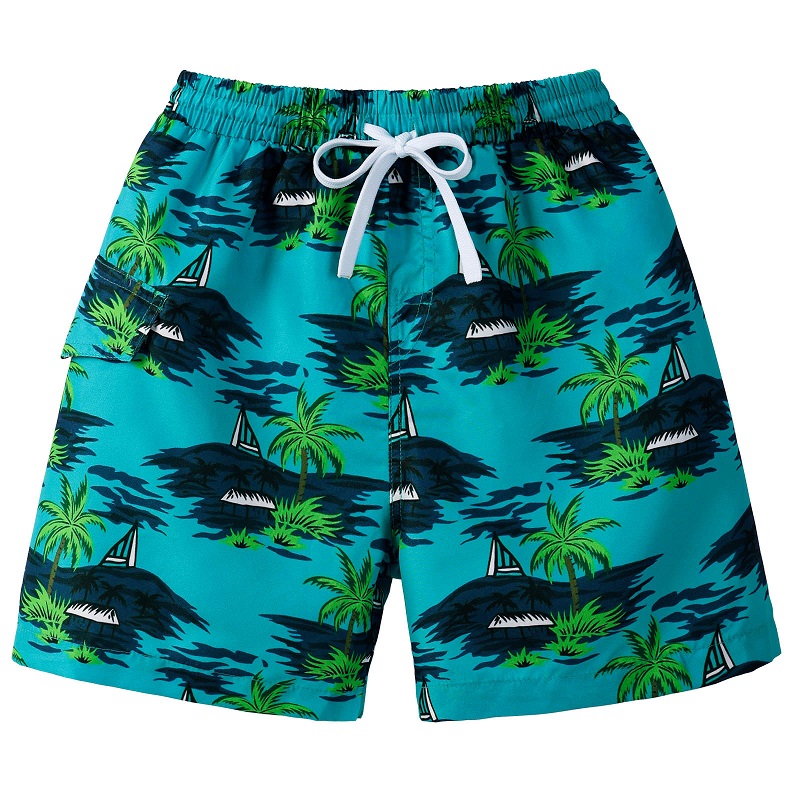 Hawaii crianças calções de ban - Trunks Board Surf avaliação e preço