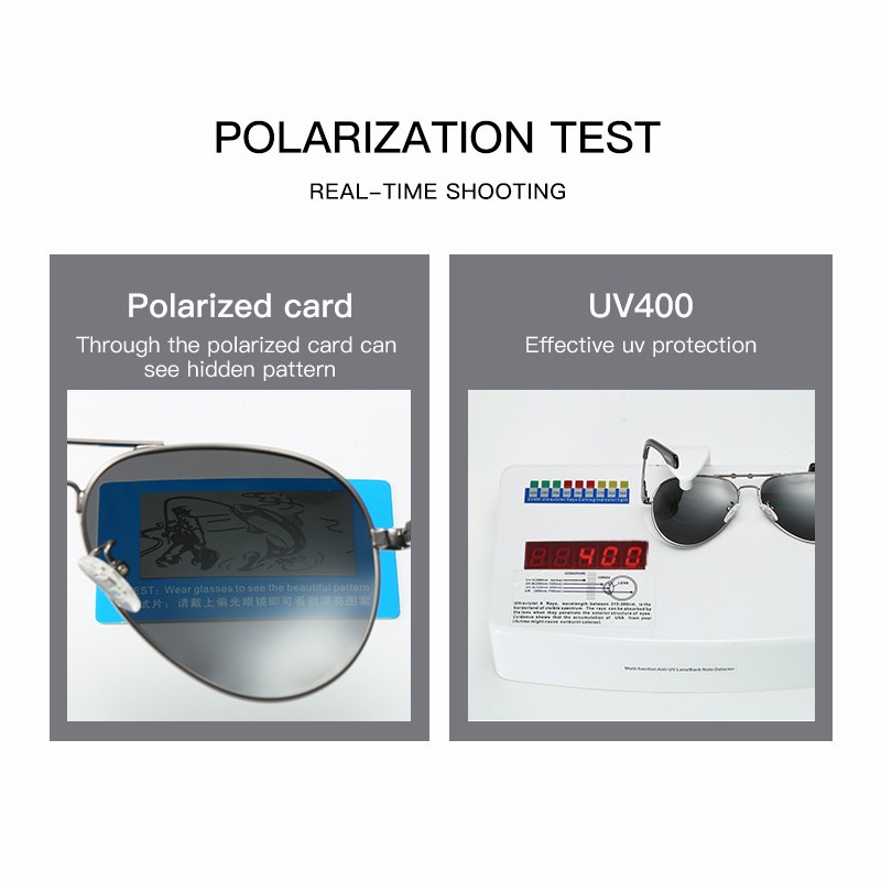 Óculos de sol polarizados unis - Sunglasses Aviator Polarized avaliação e preço