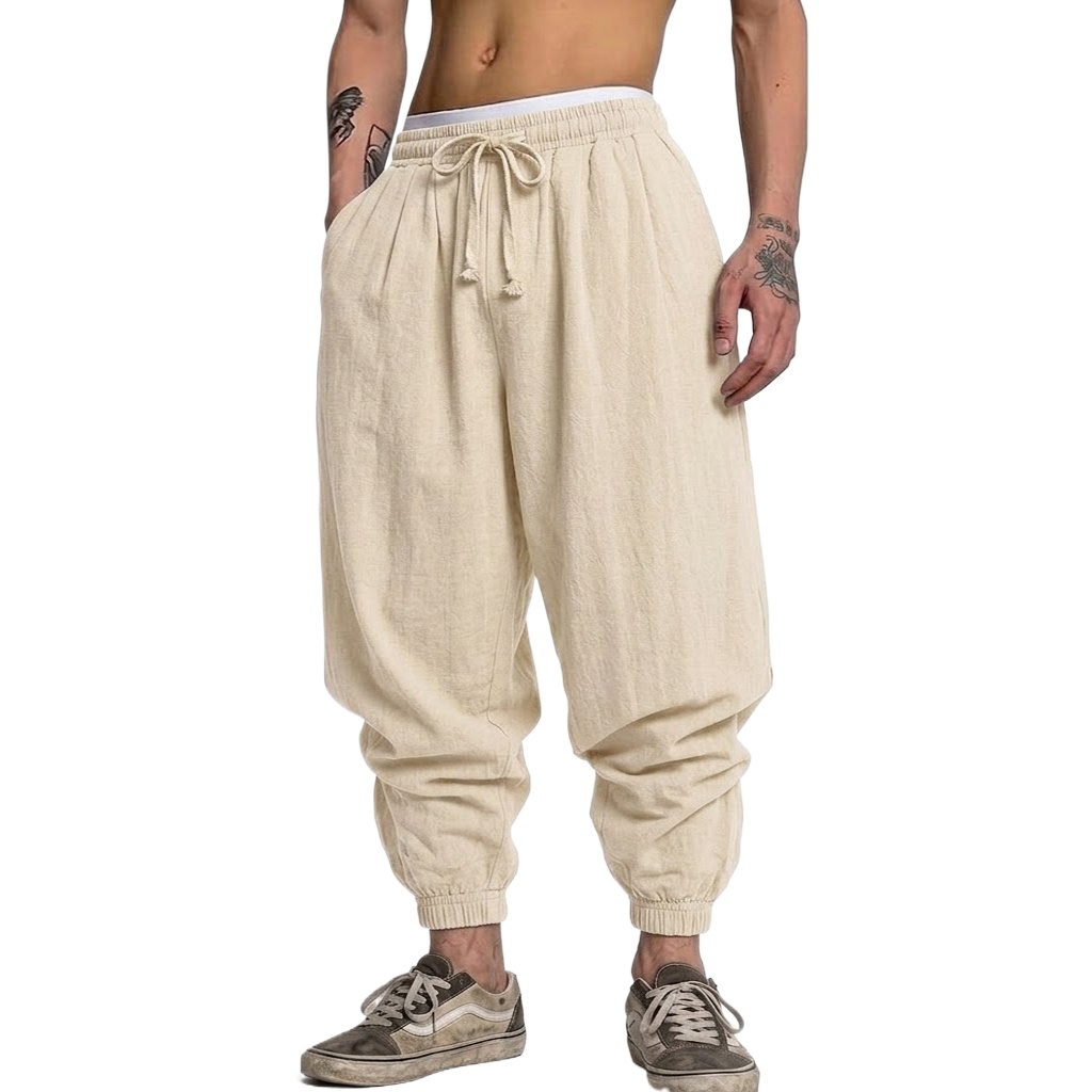 Calças de Algodão e Linho Core - Short Linen Drawstring avaliação e preço