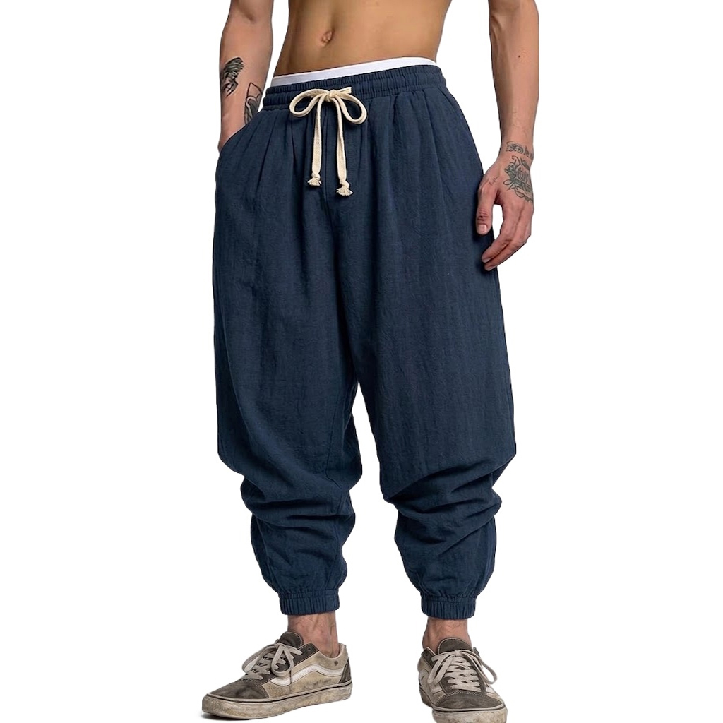 Calças de Algodão e Linho Core - Short Linen Drawstring avaliação e preço