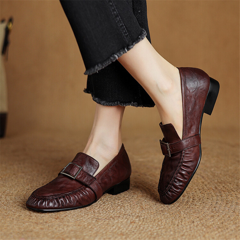 Mocassins de couro genuíno par - Casual Sandal Leather avaliação e preço