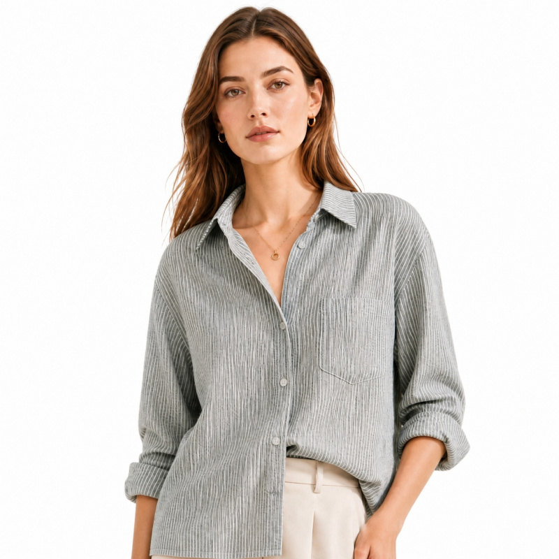 Tecido de algodão e linho resp - Linen Shirt Breathable avaliação e preço