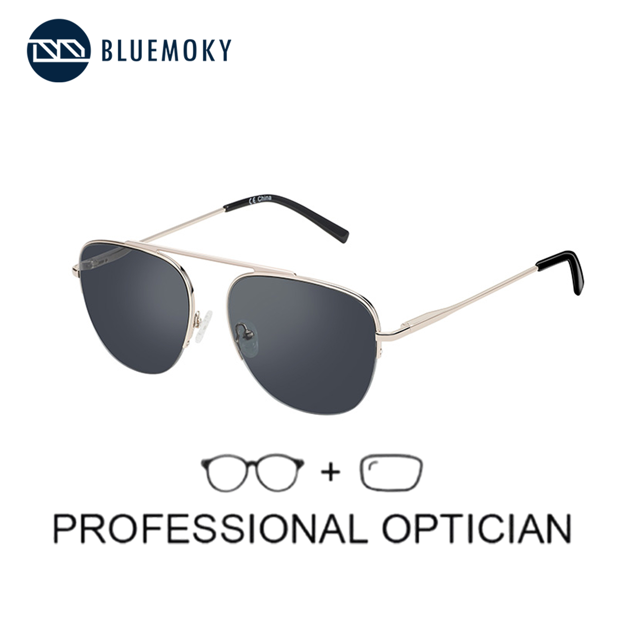 Bluemoky moda polarizada presc - Sunglasses Aviator Polarized avaliação e preço