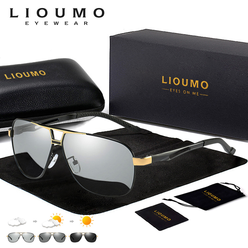 LIOUMO Óculos de sol masculino - Sunglasses Aviator Polarized avaliação e preço