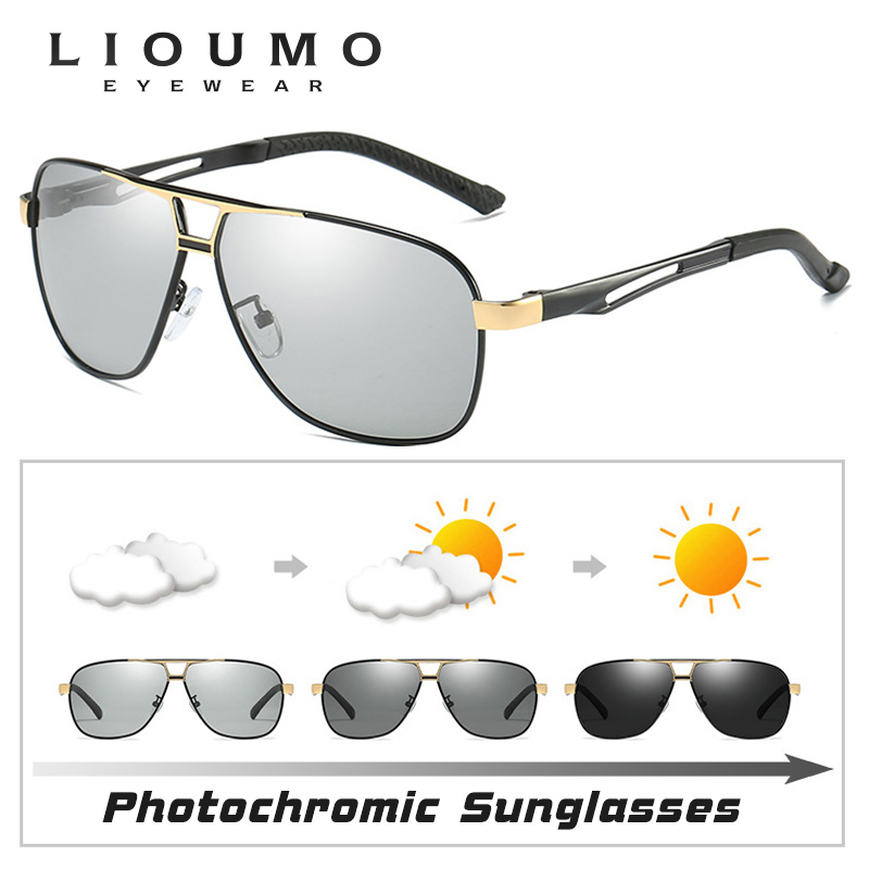 LIOUMO Óculos de sol masculino - Sunglasses Aviator Polarized avaliação e preço