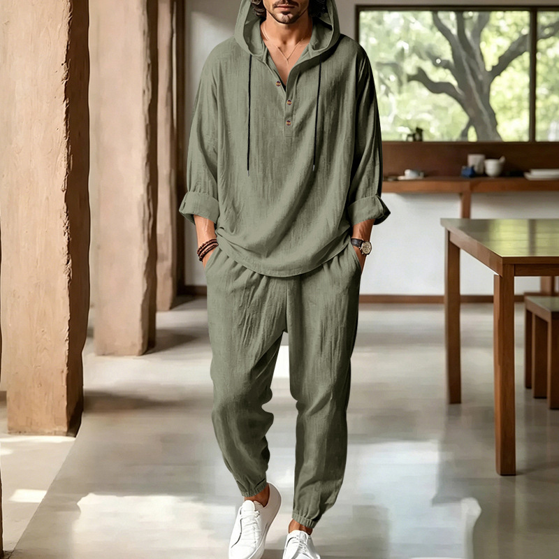 Conjunto Masculino de Verão em - Short Linen Drawstring avaliação e preço