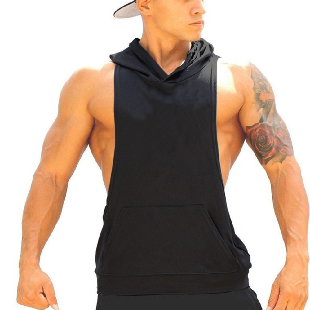 Musculação masculina com capuz - Tank Top Muscle avaliação e preço
