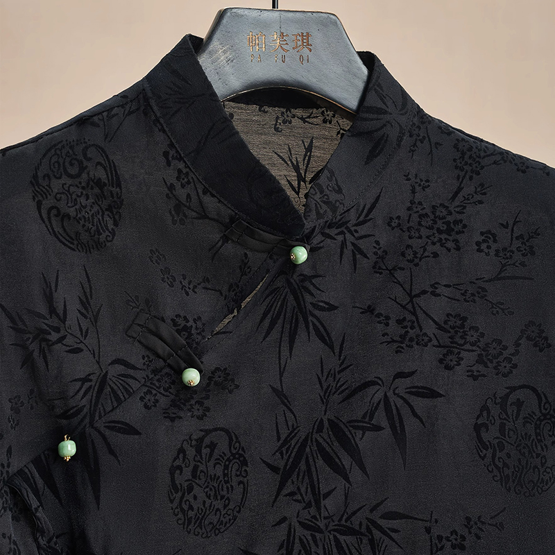 Camisa fina retrô novo estilo  - Shirt Camp Collar avaliação e preço