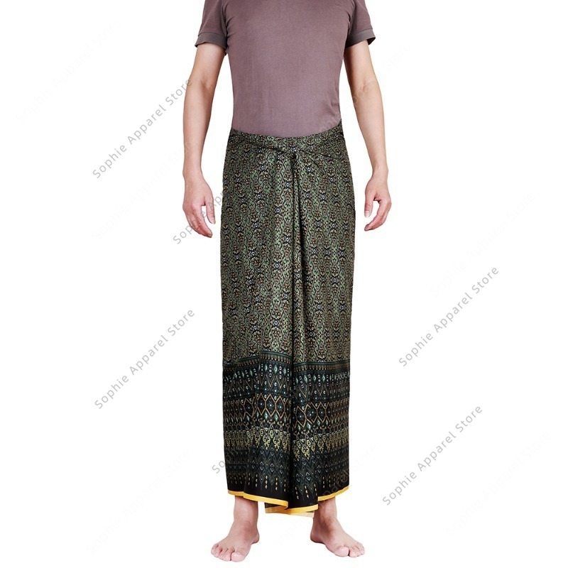 Saia sarong batik para praia e - Sarong Men Wrap avaliação e preço