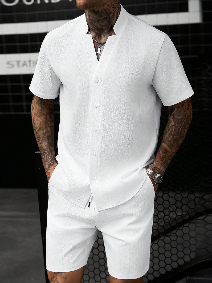 Conjunto Masculino Genlund: Ca - Short Linen Drawstring avaliação e preço
