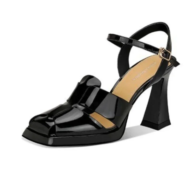 Sandálias de salto alto femini - Casual Sandal Leather avaliação e preço