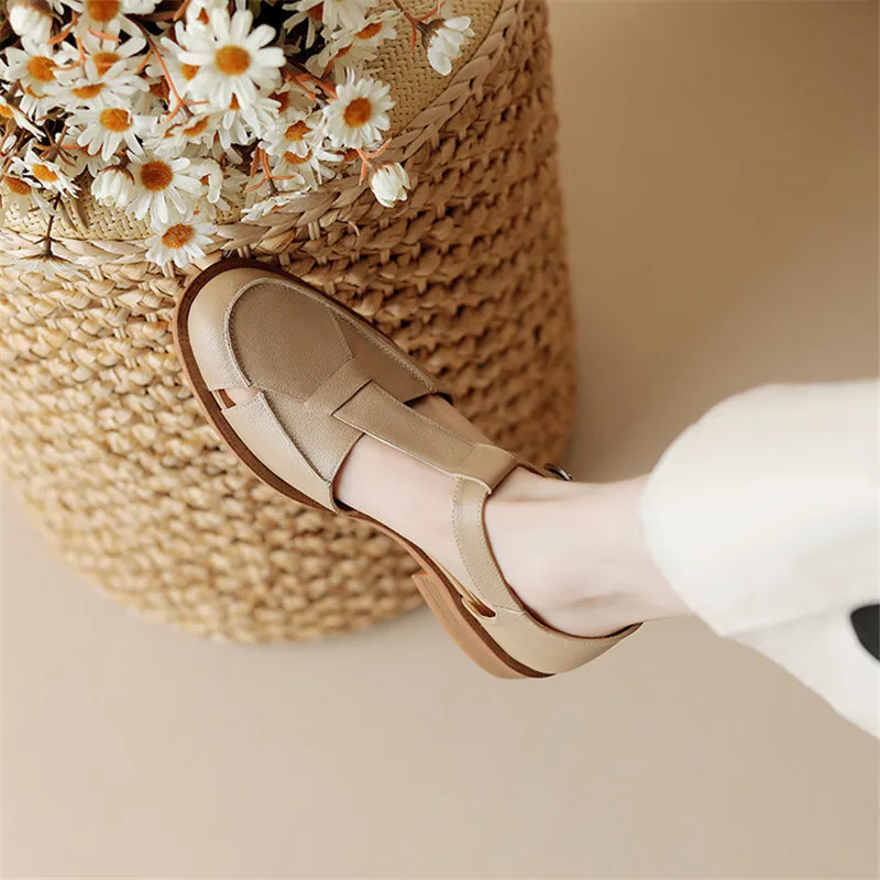 2023 Sandálias de Verão Couro  - Casual Sandal Leather avaliação e preço