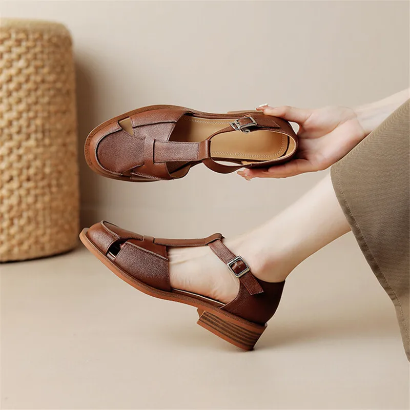 2023 Sandálias de Verão Couro  - Casual Sandal Leather avaliação e preço