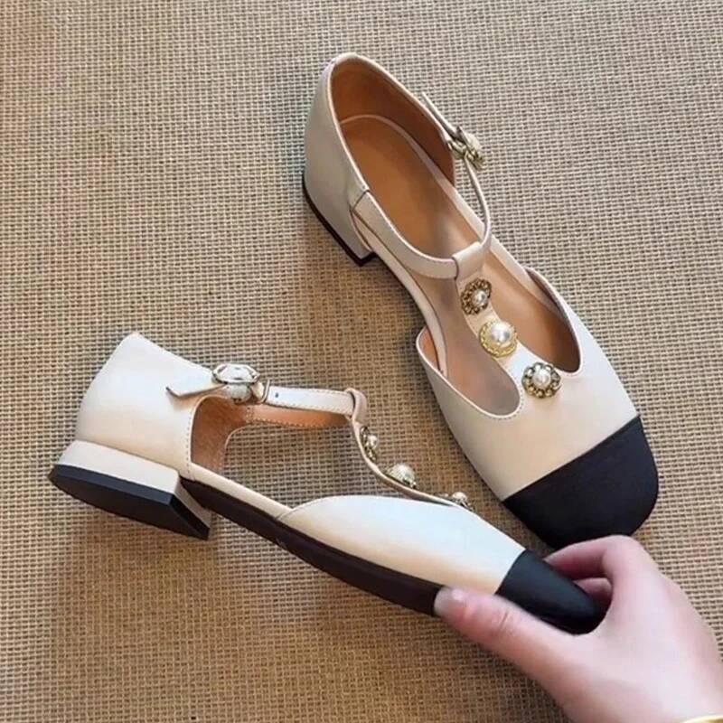 Mulheres dedo do pé quadrado s - Casual Sandal Leather avaliação e preço