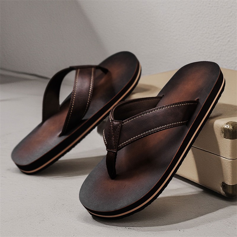 Chinelo Masculino Vintage de C - Flip Flop Leather Men avaliação e preço
