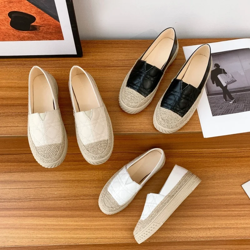 2025 novos sapatos femininos a - Espadrille Slip On avaliação e preço
