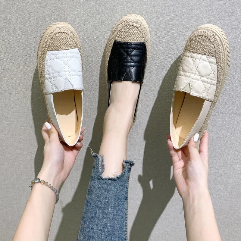 2025 novos sapatos femininos a - Espadrille Slip On avaliação e preço