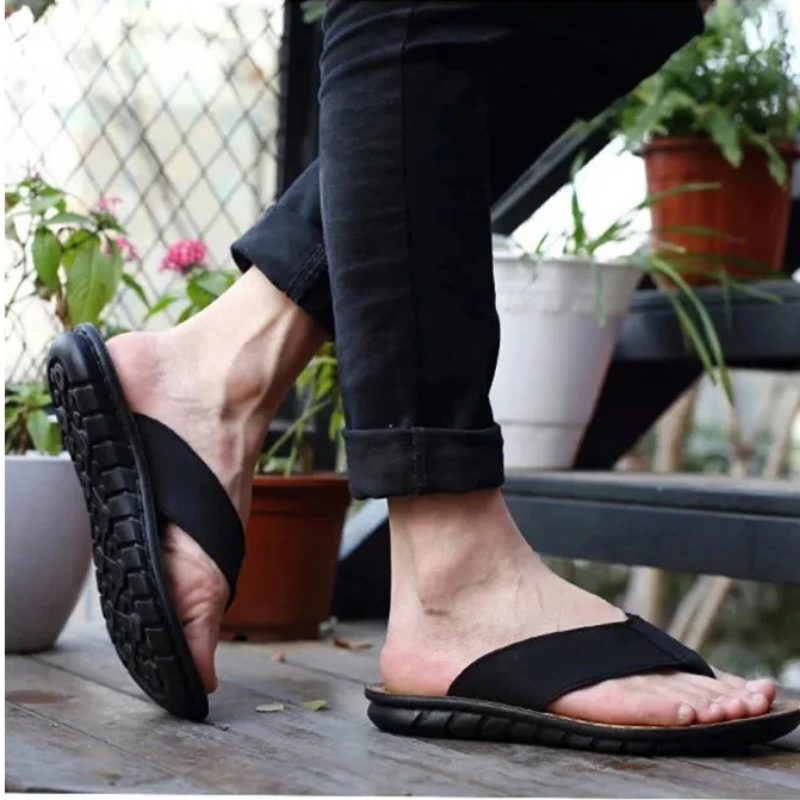 Roma retro homem chinelo cor s - Flip Flop Leather Men avaliação e preço