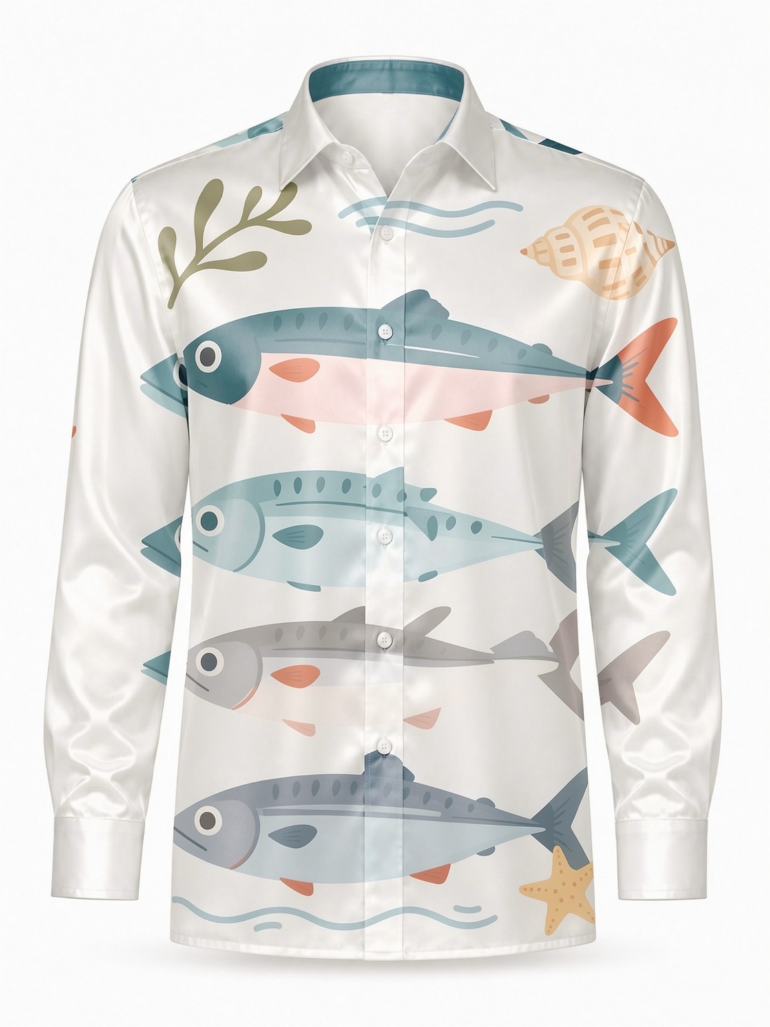 Camisa Masculina de Luxo em Ce - Resort Shirt Floral avaliação e preço