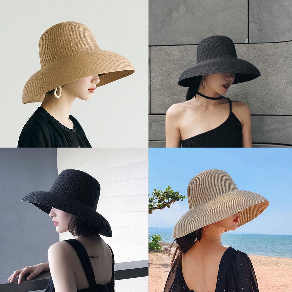Chapéu de palha de aba larga e - Bucket Hat Straw avaliação e preço
